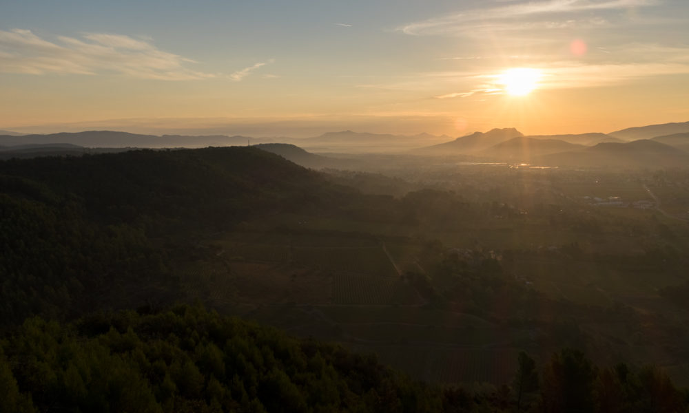 Taradeaun aamuiset panoraamat